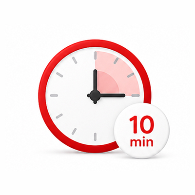 Darování trvá cca 10 minut, celé vyšetření asi 45 minut
