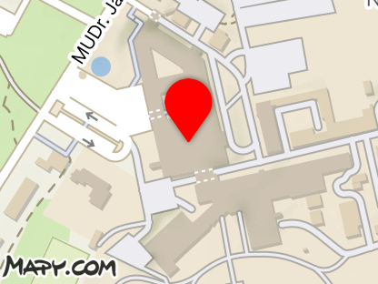 Mapa - Nemocnice Znojmo