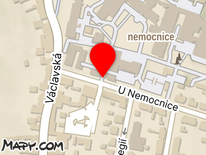 Mapa - Nemocnice Jindřichův Hradec