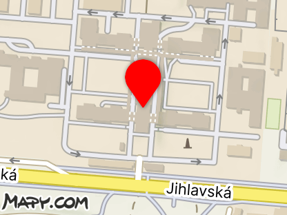 Mapa - Fakultní nemocnice Brno