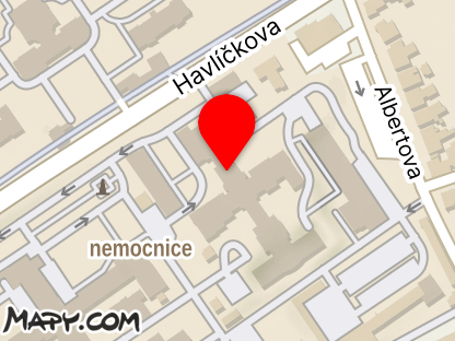 Mapa - Nemocnice Kroměříž