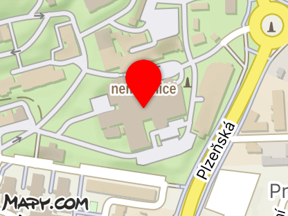 Mapa - Nemocnice Klatovy