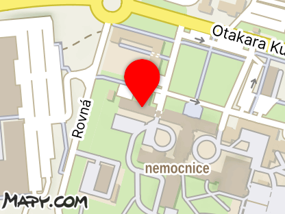 Mapa - Nemocnice Boskovice