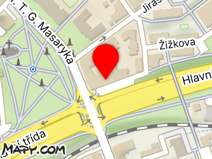 Mapa - Krevní centrum Frýdek-Místek