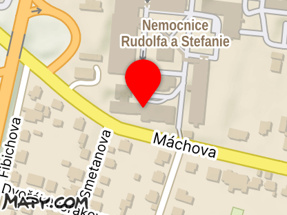 Mapa - Nemocnice Benešov