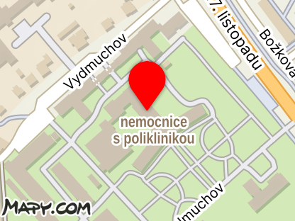 Mapa - Nemocnice Karviná-Ráj