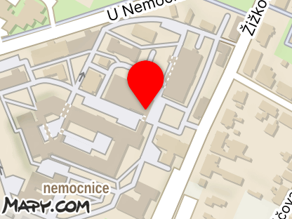 Mapa - Nemocnice Kolín