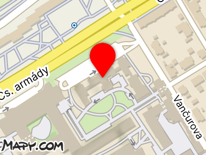 Mapa - Nemocnice Kladno