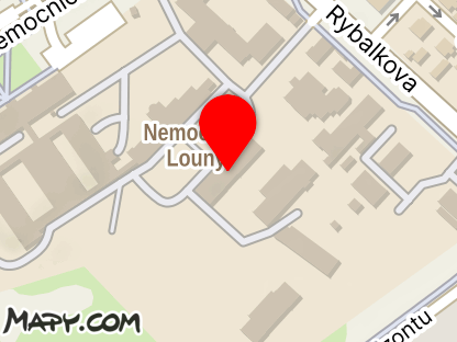 Mapa - Odběrové místo Louny